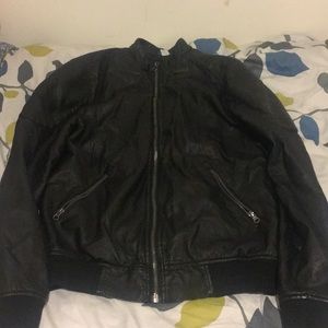 Faux leather jacket